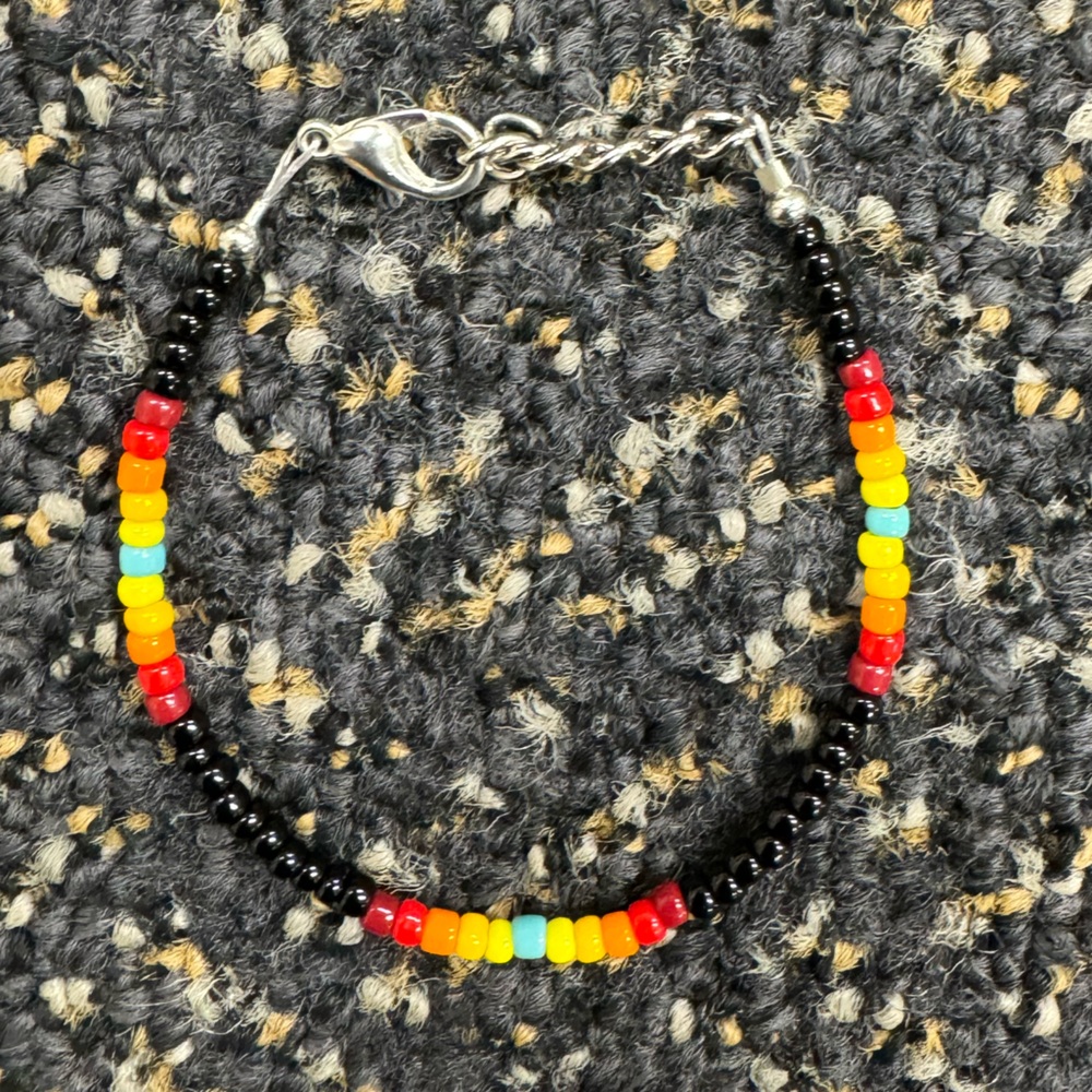western hand beaded bracelet
